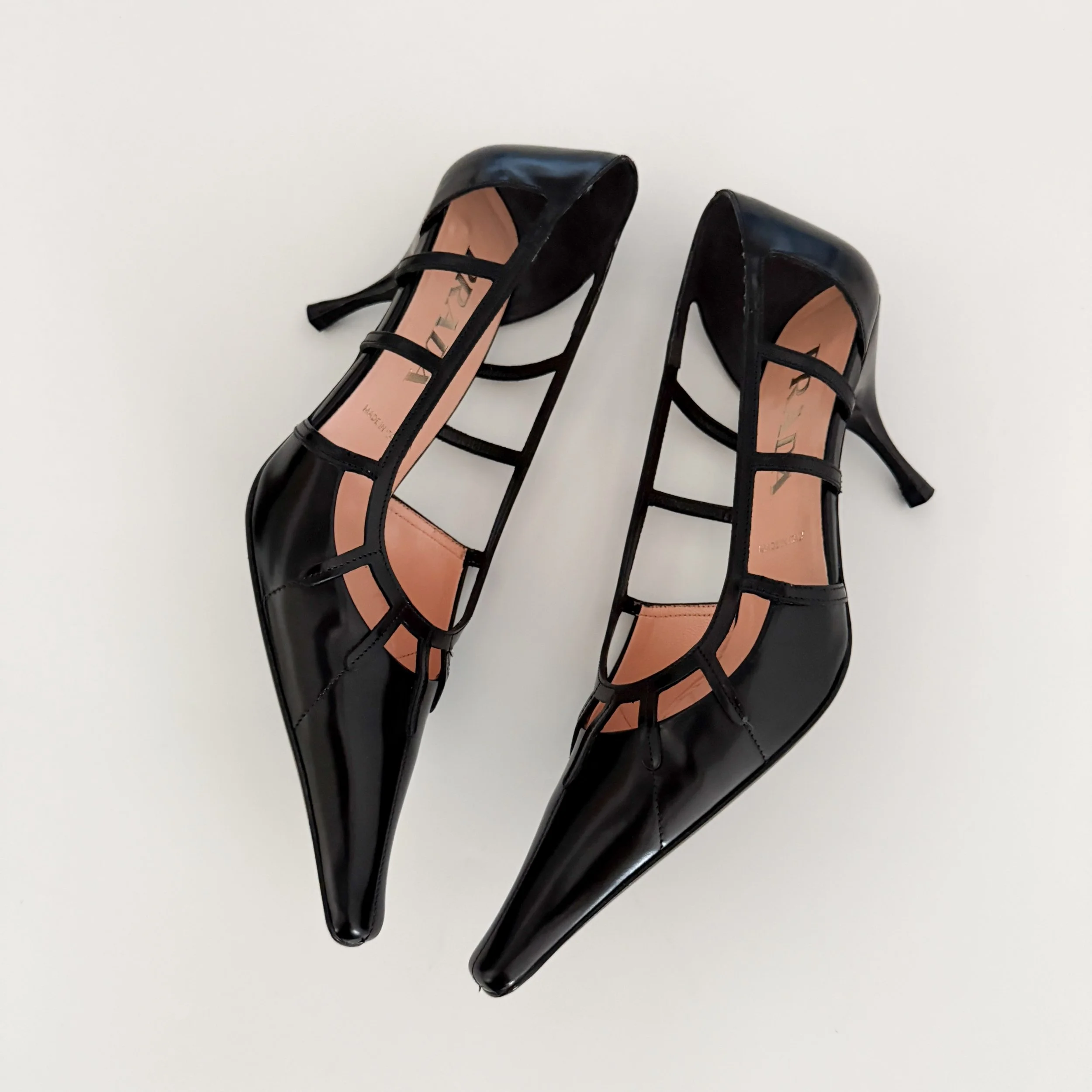 Christian Dior by John Galliano 2000's Black Leather 